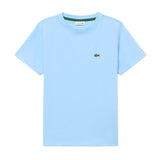 Lacoste Kids T-Shirt Celeste con Logo Unisex