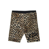 N21 Kids Ciclista Animalier con Stampa Logo Effetto Gommato in Rilievo