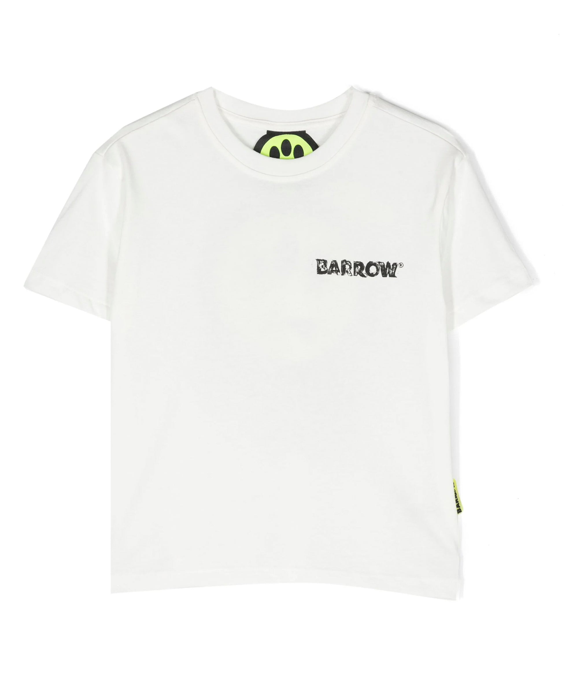 Barrow Kids T-shirt Bianca con Stampa per Bambini fronte