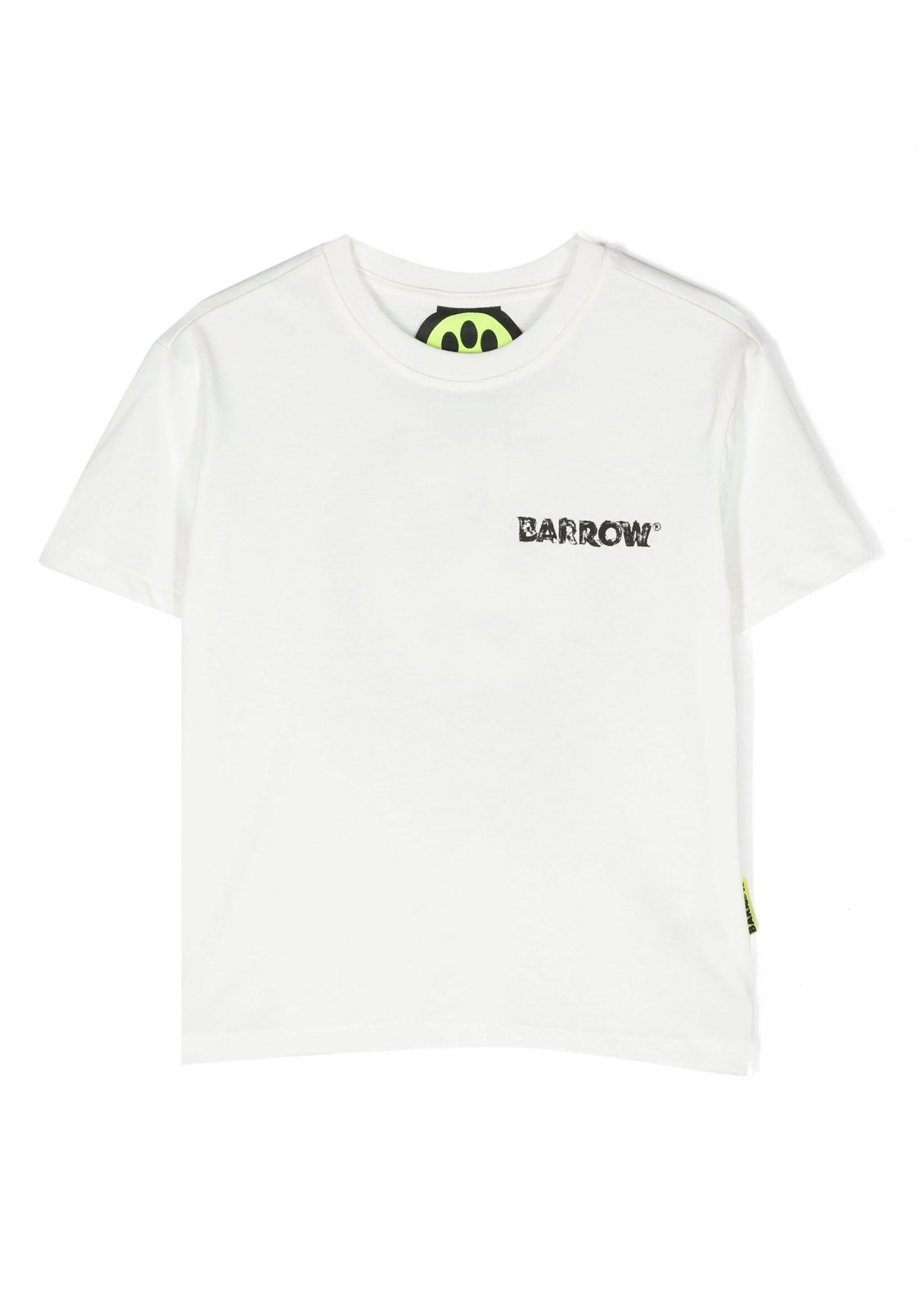 Barrow Kids T-shirt Bianca con Stampa per Bambini fronte