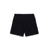 Dsquared2 Kids Short Nero in Felpa con Logo per Neonati