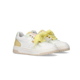 Elisabetta Franchi My Little Girl Sneakers White/Lemon with Bow for Girls