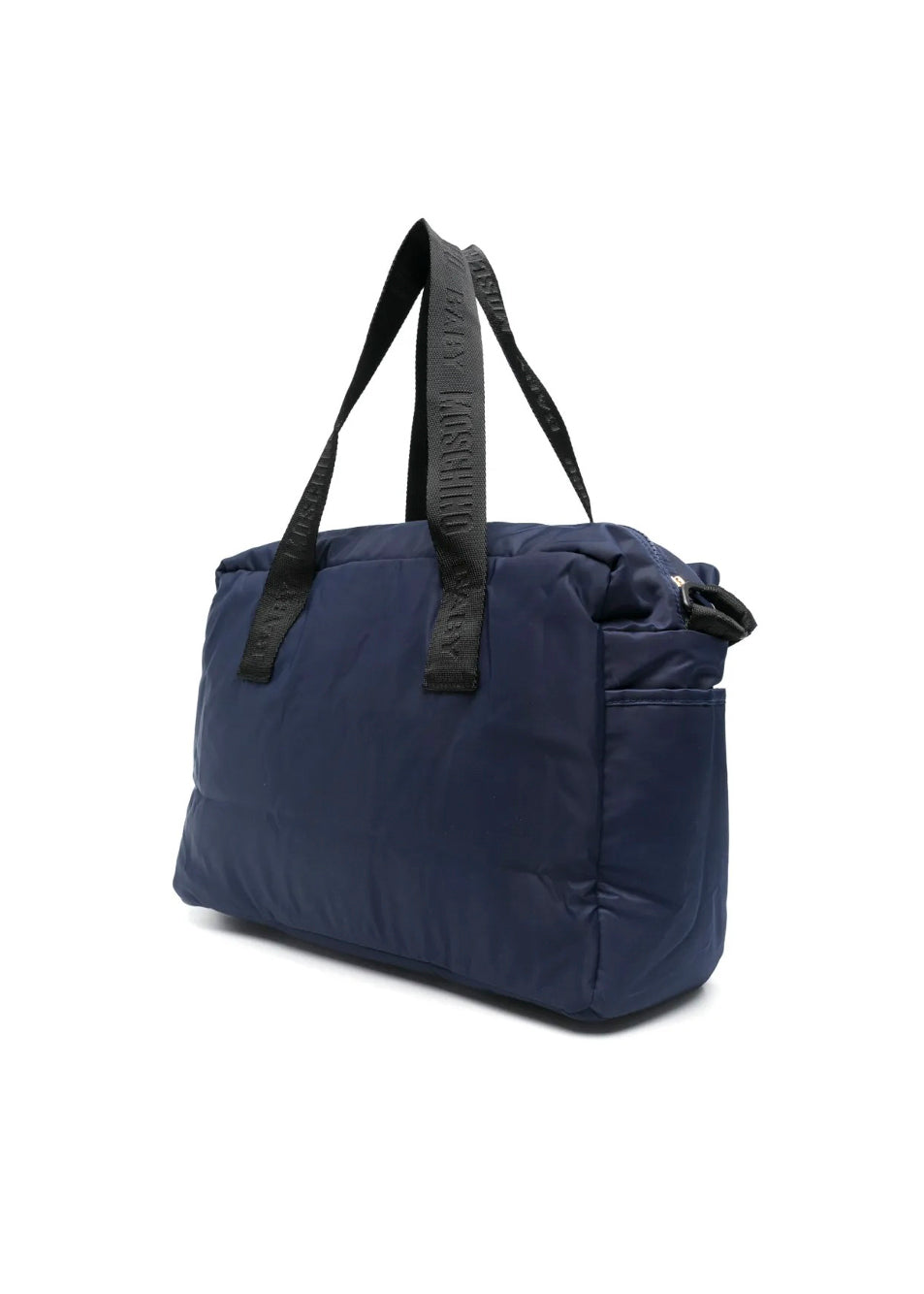 Moschino Kids Borsa Mamma Blu Navy con Teddy