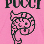 Emilio Pucci Kids Felpa Fucsia con Logo per Bambine