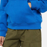 Dickies Kids Felpa Azzurra con Cappuccio con Micro Logo per Bambini (dettaglio)