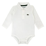 Lacoste Kids Body Polo Bianco con Logo Unisex