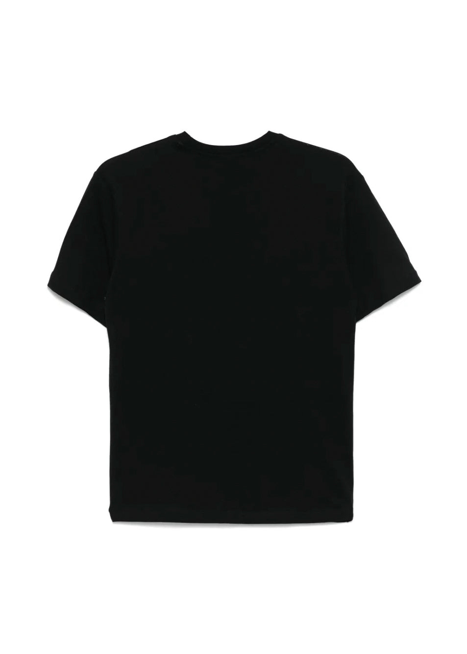 MSGM Kids T-shirt Nera con Stampa Graffiti per Bambini retro