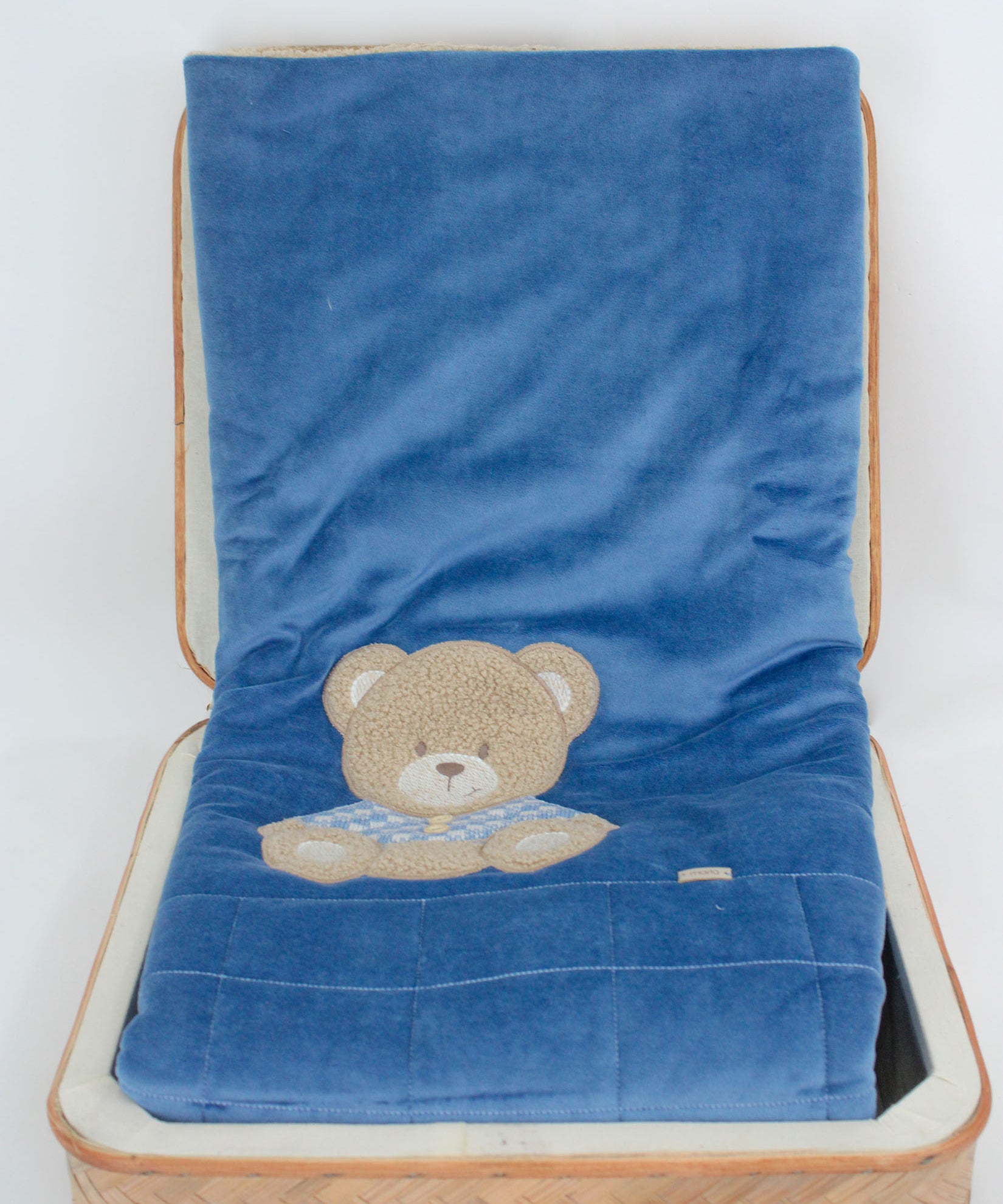 Marlù Coperta Bluette/Cammello per Neonati