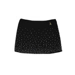 Patrizia Pepe Kids Gonna Nero con Strass per Bambine