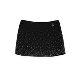 Patrizia Pepe Kids Gonna Nero con Strass per Bambine