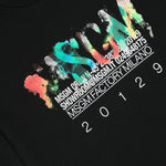 MSGM Kids T-Shirt Nera con Stampa per Bambini