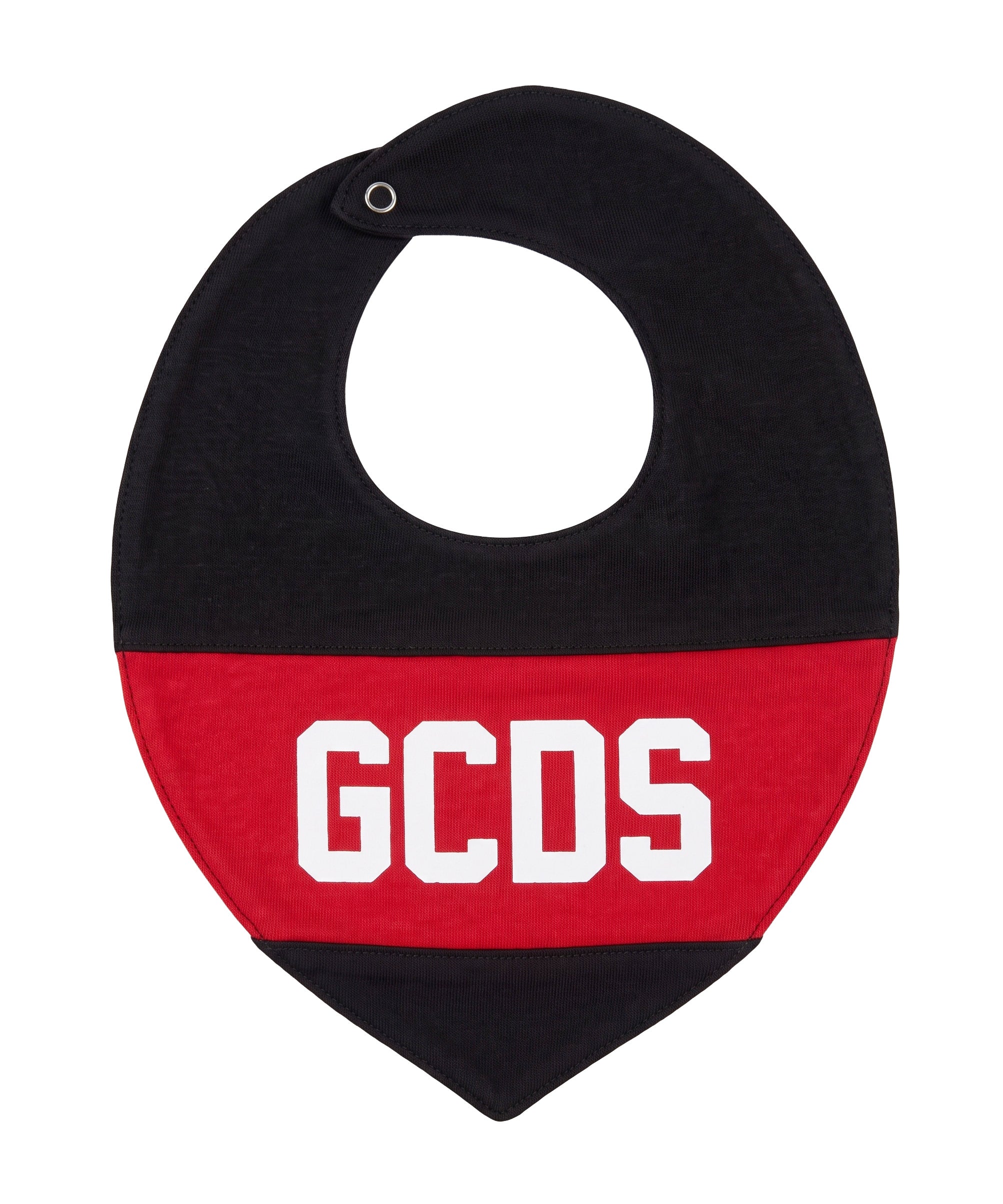 Gcds Kids Bavetta Nero e Rosso con Logo Unisex