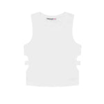 Patrizia Pepe Top Slim Bianco per Bambine