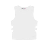 Patrizia Pepe Top Slim Bianco per Bambine