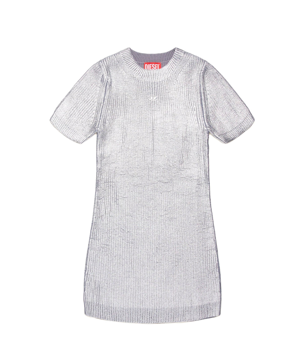 Diesel Kids Abito Argento All-over Mylar per Bambine