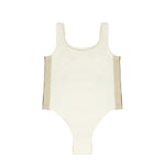 Palm Angels Kids Body Off-White con Logo per Bambine