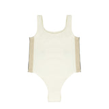 Palm Angels Kids Body Off-White con Logo per Bambine