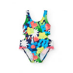 Tuc Tuc Costume Monokini Flowers per Neonate