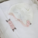 Marlù Cappello Vaniglia/Rosa/Pesca per Neonate