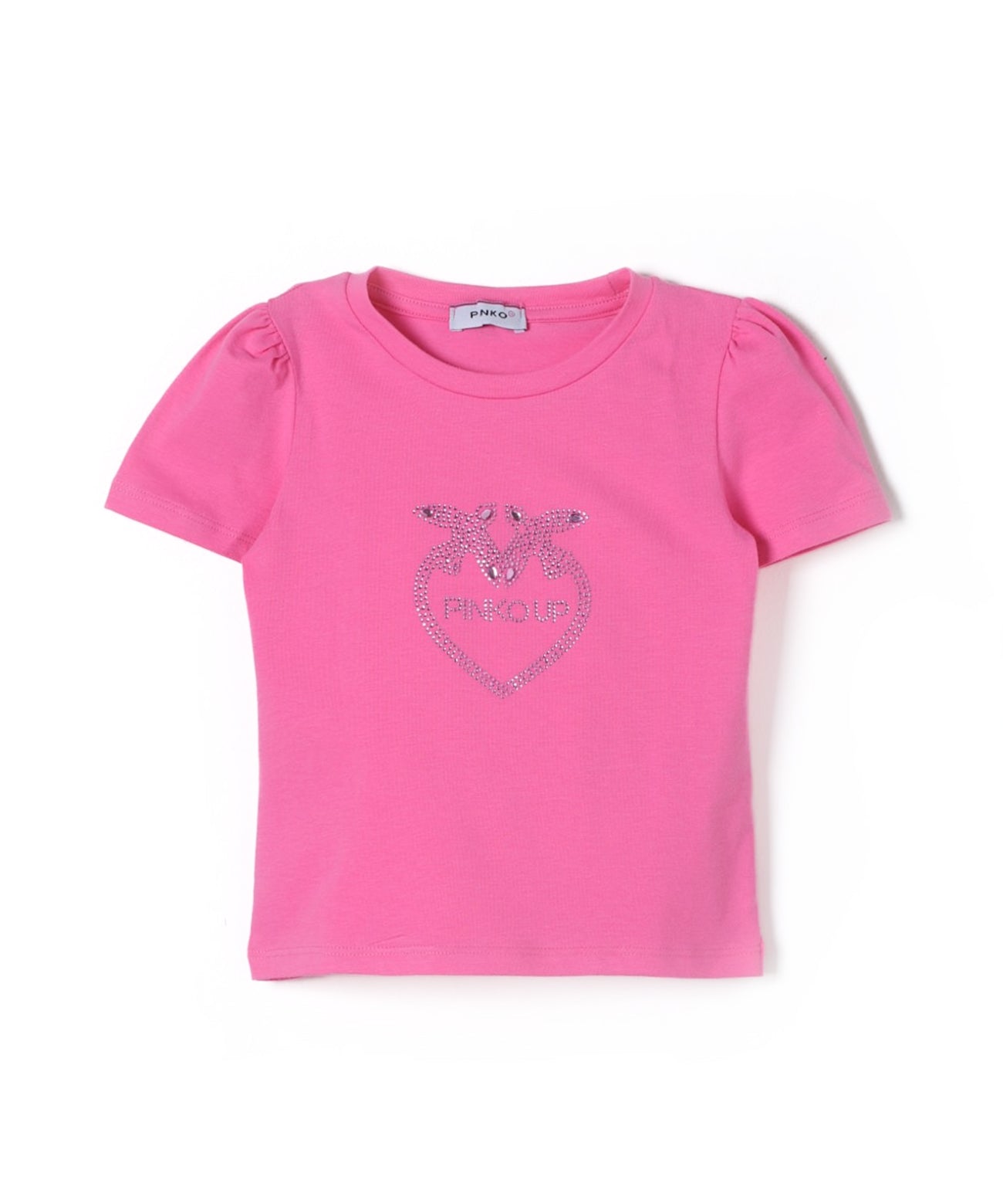 Pinko Kids T-Shirt Fucsia con Logo