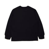 Diesel Kids Felpa Girocollo Nera con Logo Oval D