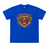 ArtSuperMoney T-Shirt Blu con Stampa Aquila per Bambini