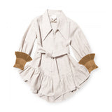 Cocò et Mamà Rhea White Dress for Girls