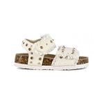 Colors of California Sandalo Bianco con Strass per Neonate