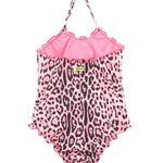 4GIVENESS Costume Monokini Fantasia Maculata Rosa per Bambine