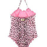4GIVENESS Costume Monokini Fantasia Maculata Rosa per Bambine