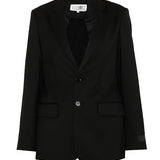 Maison Margiela Kids Giacca Nero con Logo Unisex