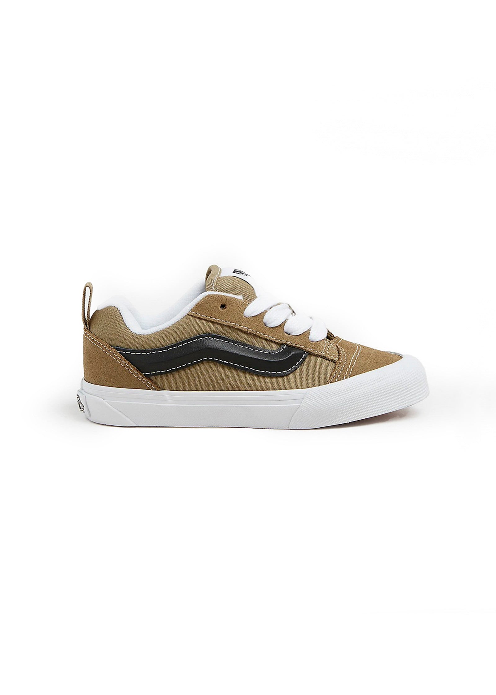 Vans Kids Knu Skool Verde Oliva/Nero per Bambini