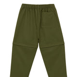 Mood One Pantaloni Parachute Verdi con Zip per Bambini