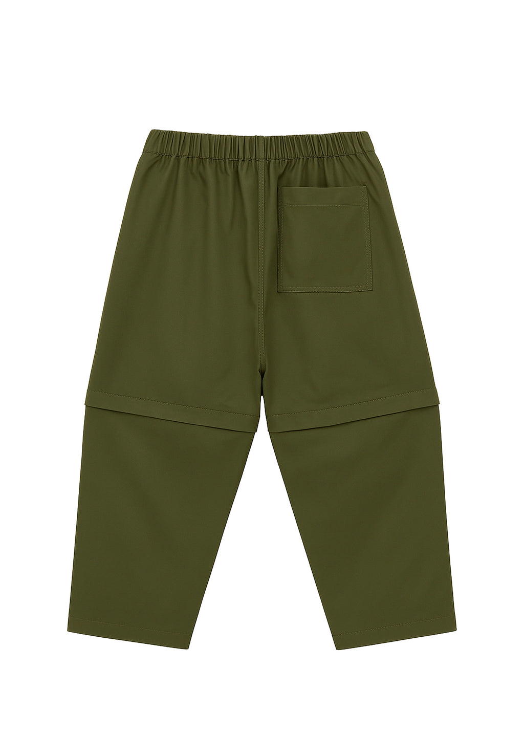 Mood One Pantaloni Parachute Verdi con Zip per Bambini