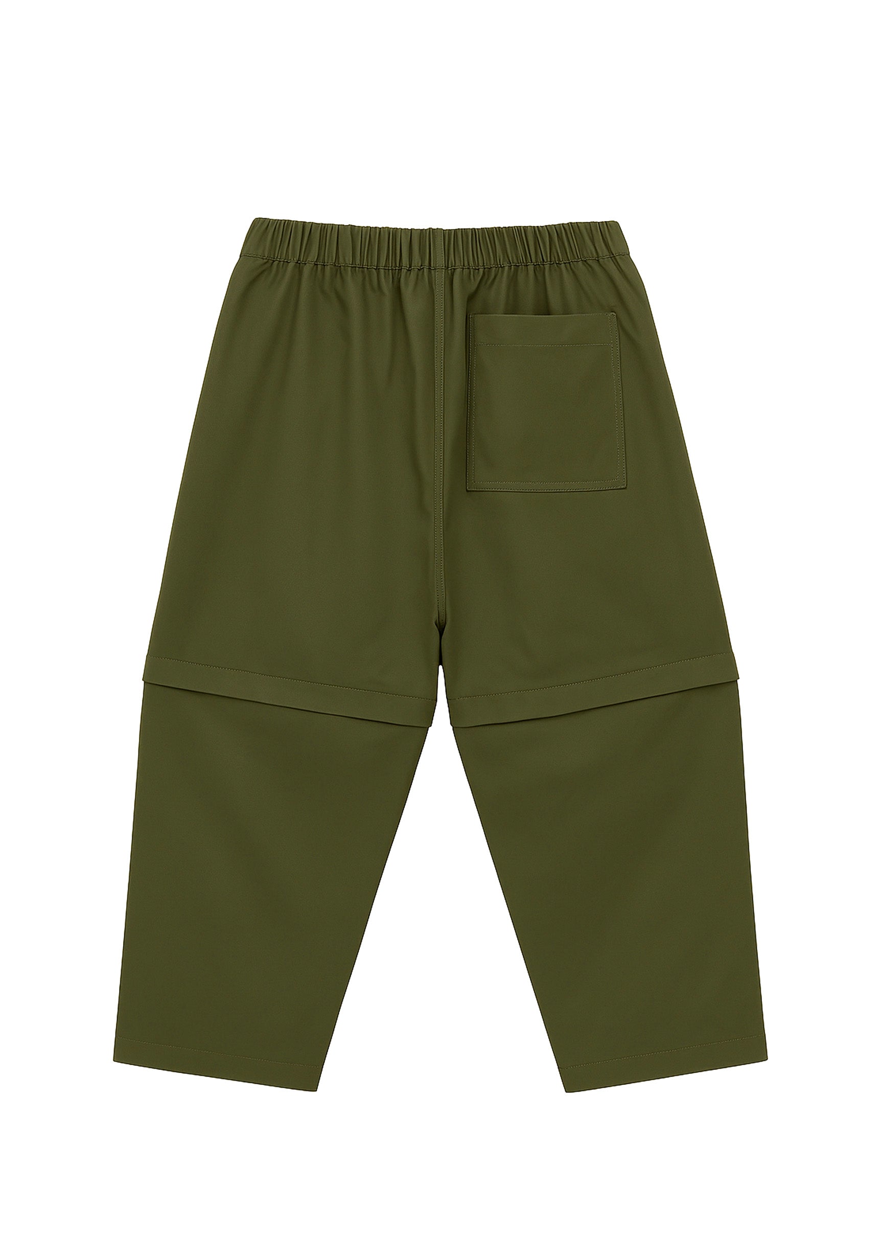 Mood One Pantaloni Parachute Verdi con Zip per Bambini