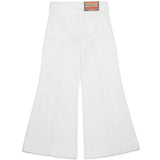 Diesel Kids Jeans Flare Bianco D-Akii per Bambine
 (retro)