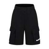 Barrow Kids Black Cargo Bermuda Shorts for Kids