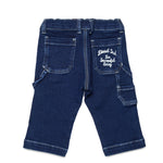 Diesel Kids Jeans Lavaggio 0 con Ricamo Logo sul Retro per Neonati
