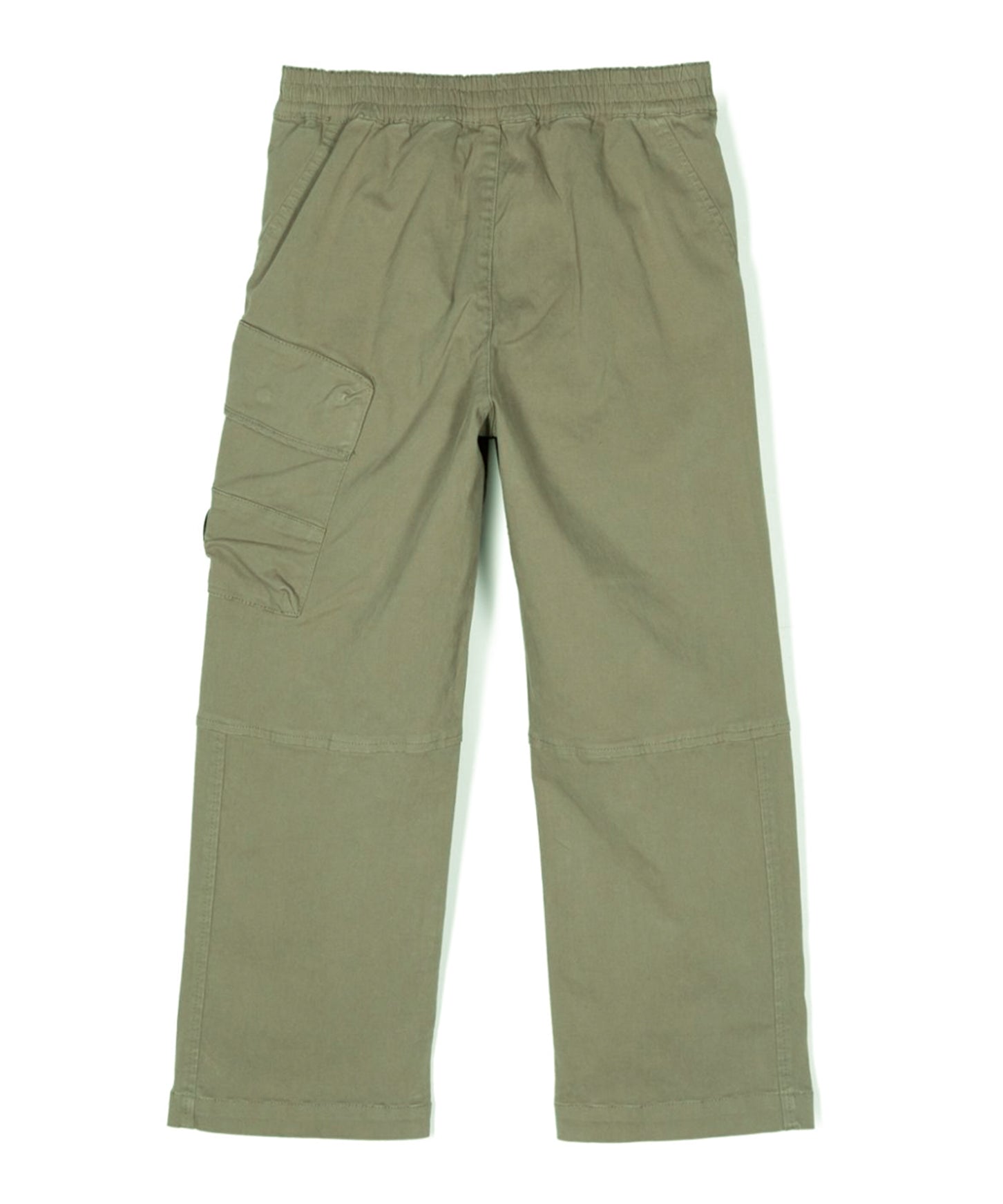 C.P. Company Kids Pantaloni Verdi con Logo per Bambini (RETRO)