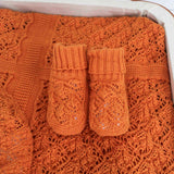 Le Coconne Scarpine Albicocca per Neonati (fronte)