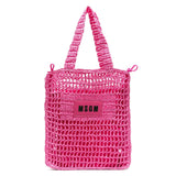 MSGM Kids Borsa a Spalla Fucsia Florence Kids (fronte)