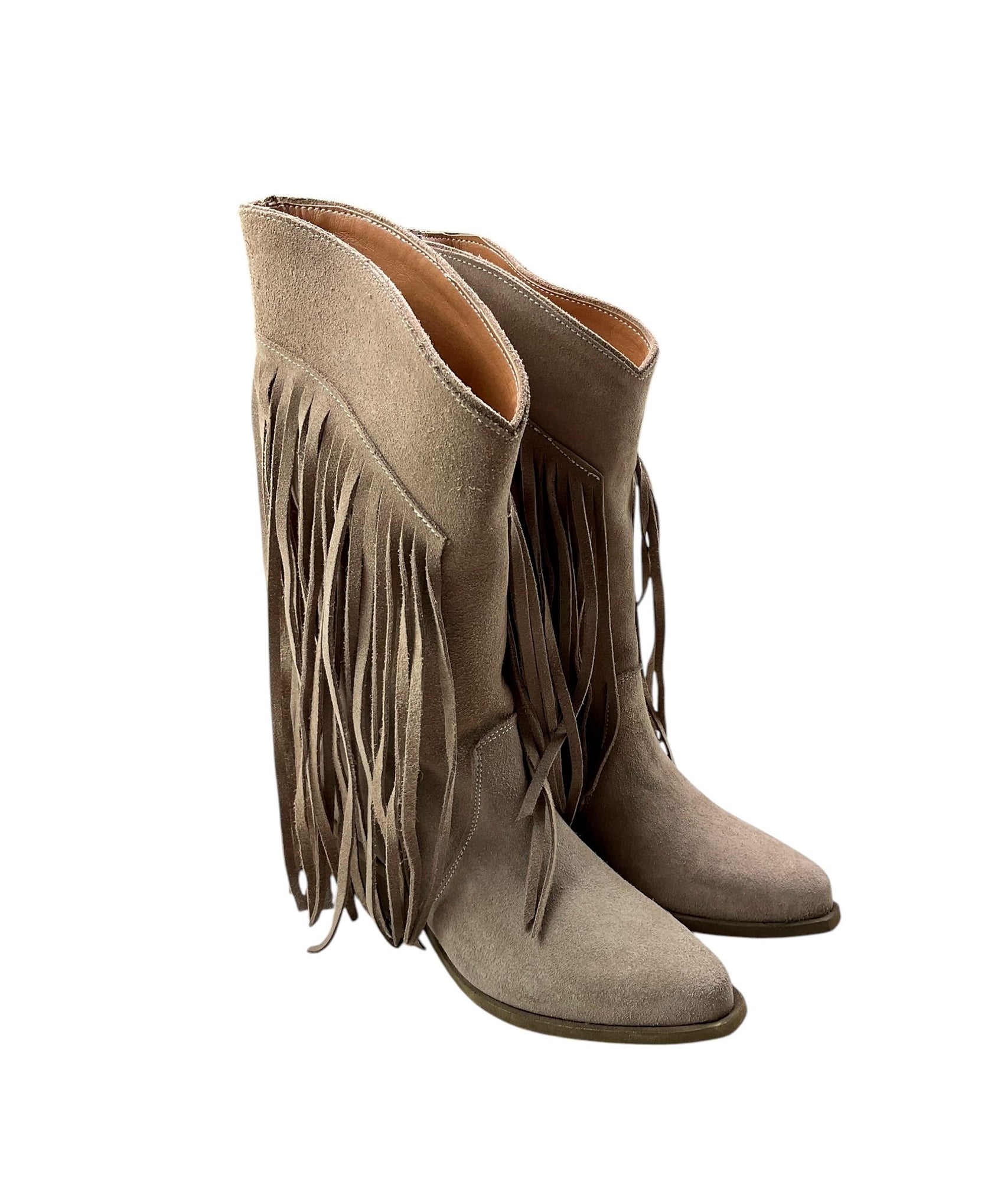 Jammers Stivale Beige con Frange per Bambine