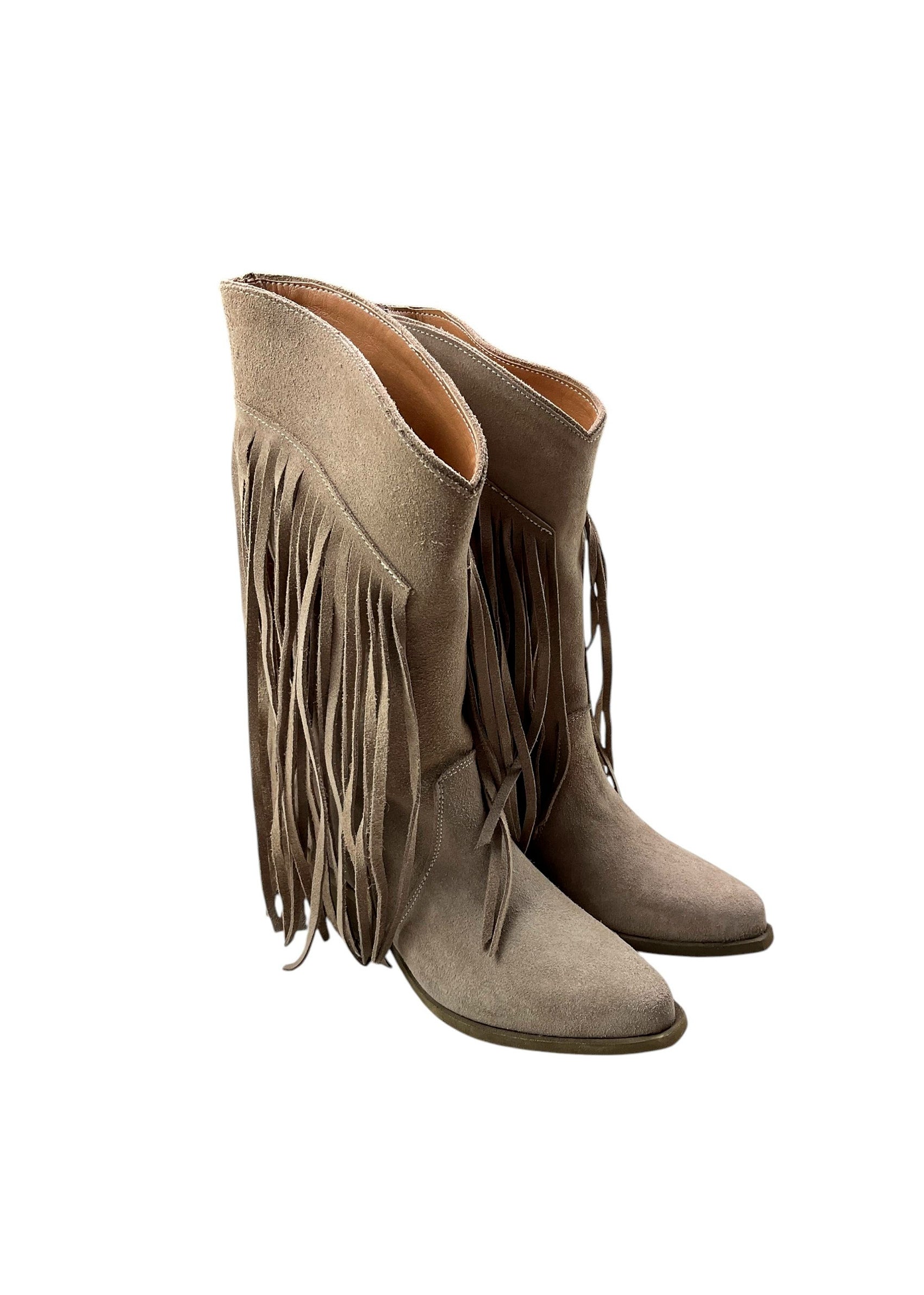 Jammers Stivale Beige con Frange per Bambine