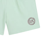 Michael Kors Kids Short Verde Acqua con Logo per Bambine