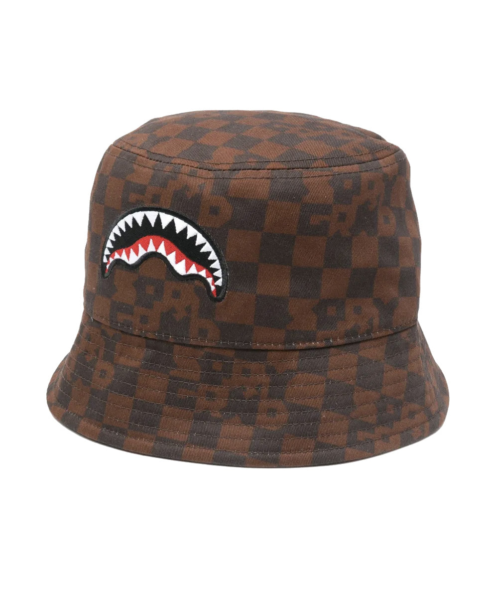 Sprayground Kids Cappello Marrone All-Over per Bambini