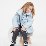 Blauer Kids Giubbino Polvere Lucido con Collo Alto Hecla per Bambine