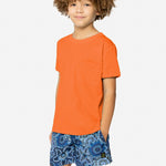 4GIVENESS T-shirt Arancione Fluo per Bambini(indossato)
