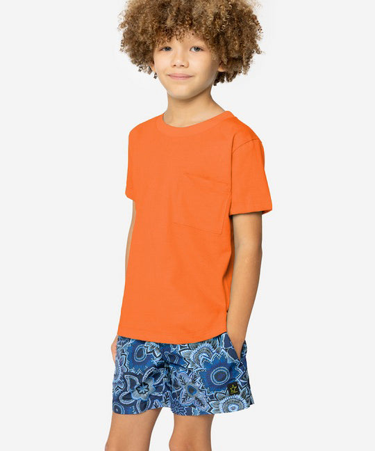 4GIVENESS T-shirt Arancione Fluo per Bambini(indossato)