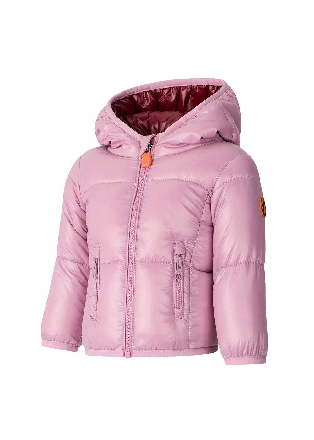 Save The Duck Kids Piumino Imbottito Rosa Orchidea per Neonate