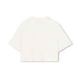 Michael Kors Kids T-Shirt Bianca con Logo Metallico Stampato